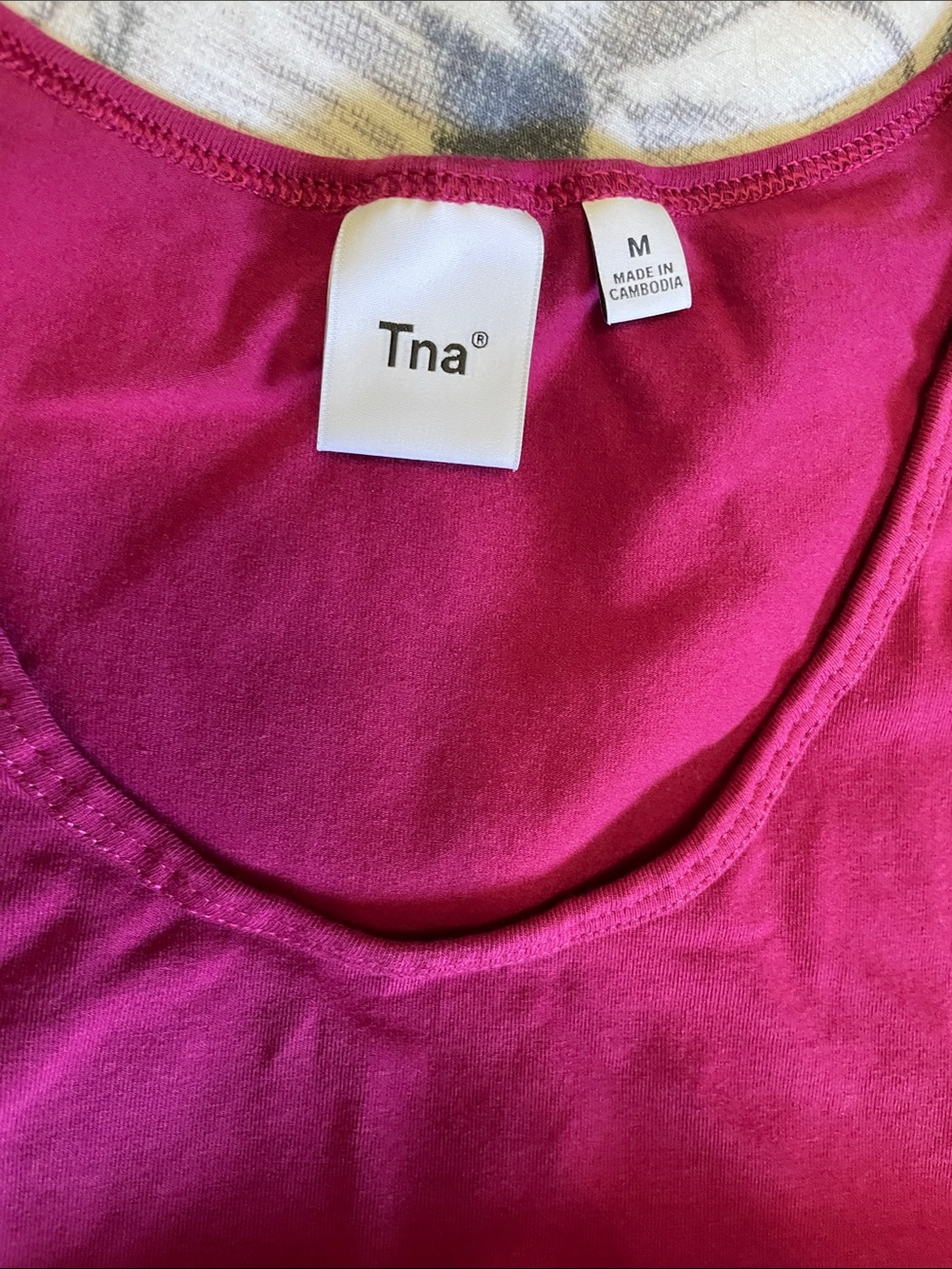 TNA Chill Malibu Fuschia Ruched Tank Bodycon Mini Dress Aritzia - Picture 10 of 15